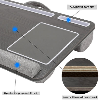Multi-Purpose Laptop Desk with Mouse Pad – Portable Bed, Sofa & Lap Table