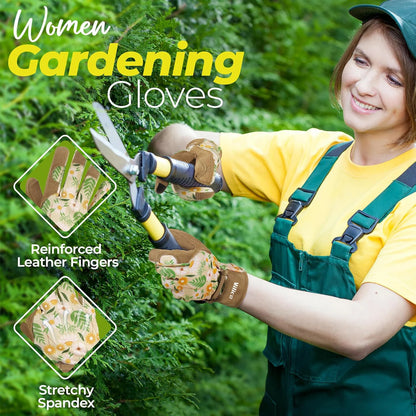 Women’s Gardening Gloves – Breathable Protective Garden & Yard Gloves