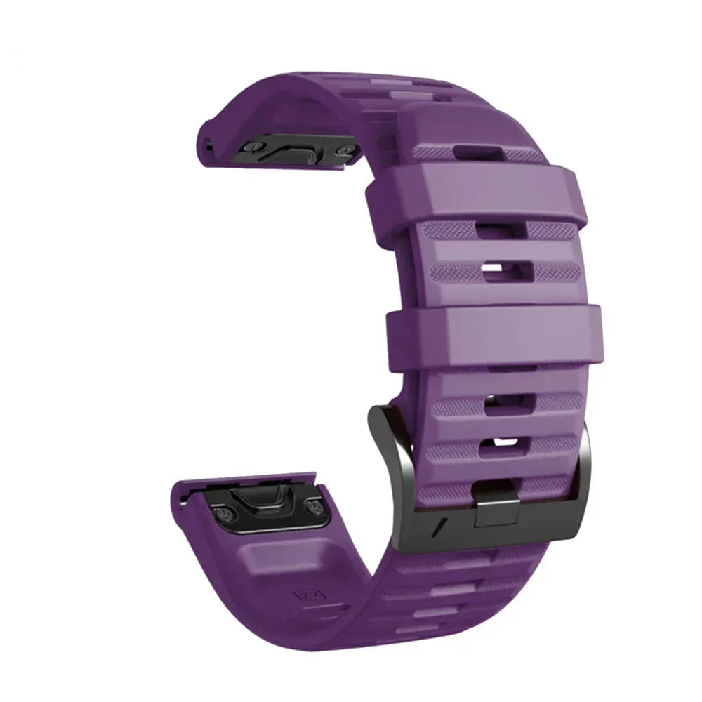 QuickFit Silicone Strap for the Garmin Flagship Models (2 sizes & 46 colours available)