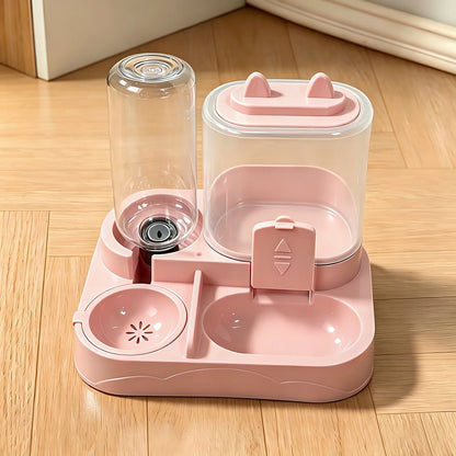 2-in-1 Automatic Pet Feeder & Water Dispenser
