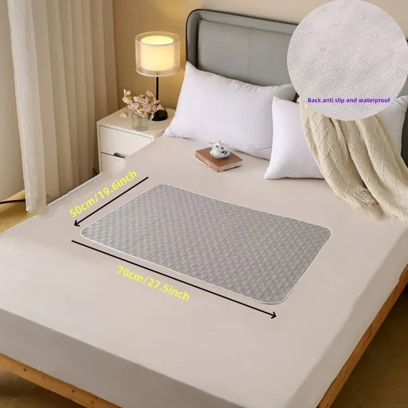 Washable Incontinence Bed Pad – Reusable Leak-Resistant Protection Mat for Adults & Pets