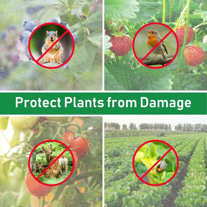 60 Mesh Garden Insect Netting – Protective Plant & Vegetable Cover