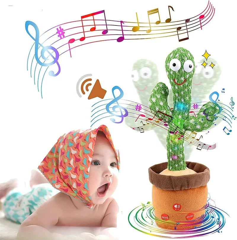 Dancing Cactus Toy – Talking, Singing & Interactive Plush Toy