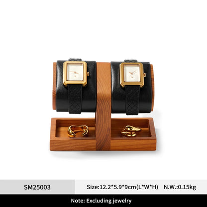 Wooden T-Shaped Watch & Bracelet Display Stand – Jewellery Storage Holder
