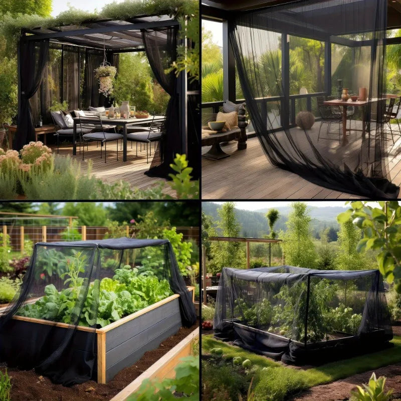 Outdoor Garden Insect & Bird Protection Net – Plant & Patio Mesh Barrier