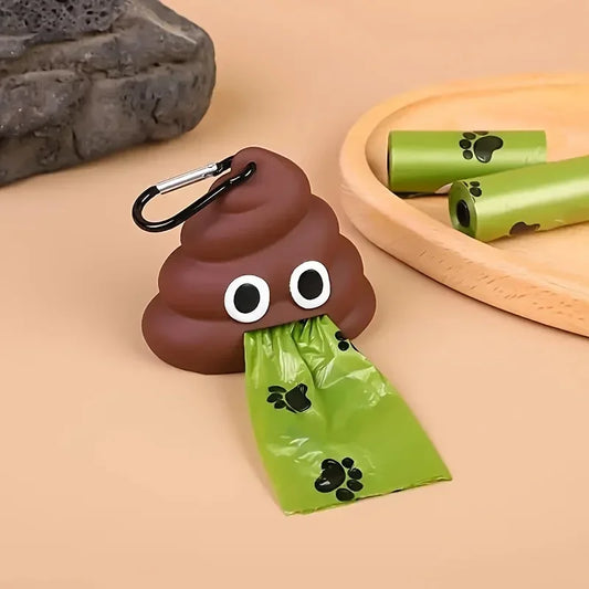 Dog Waste Bag Dispenser – Portable Poop Bag Holder for Walks