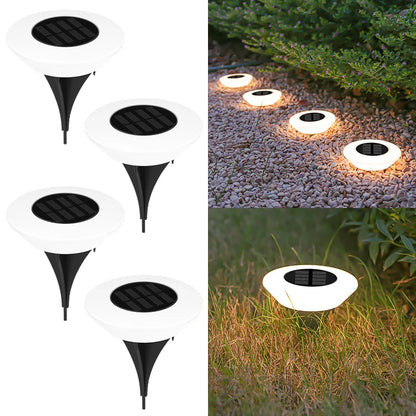 Solar LED Ground Lights – Waterproof Outdoor Pathway & Garden Lights (1 or 4 Pack)