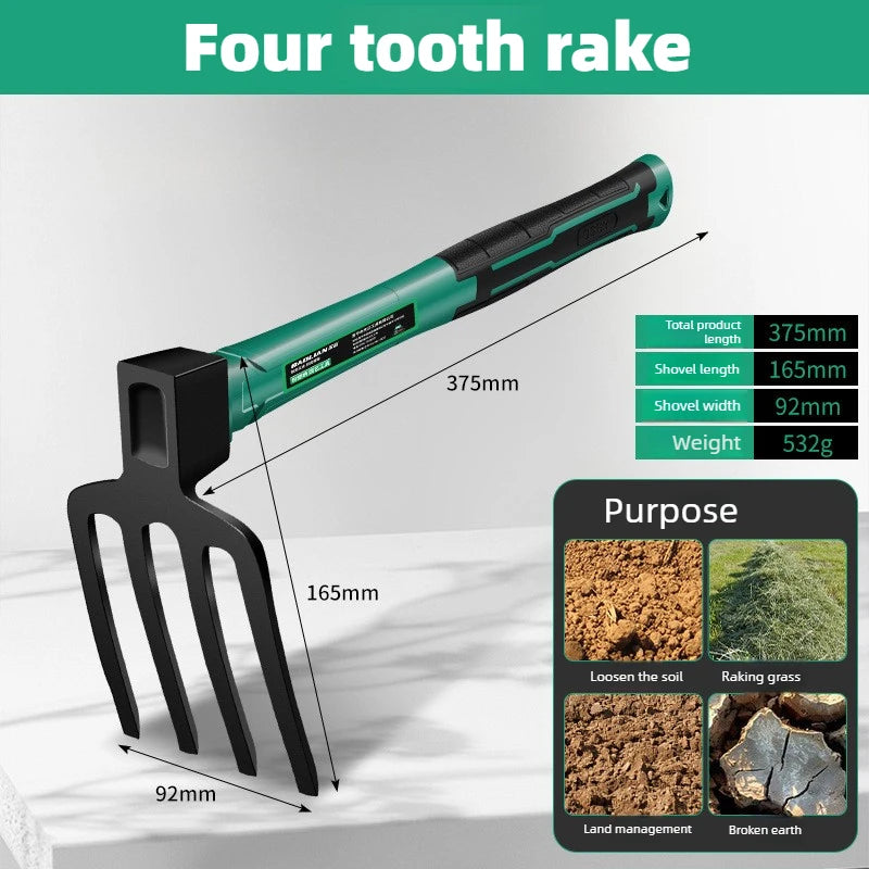 Garden Hand Tools with Non-Slip Handles