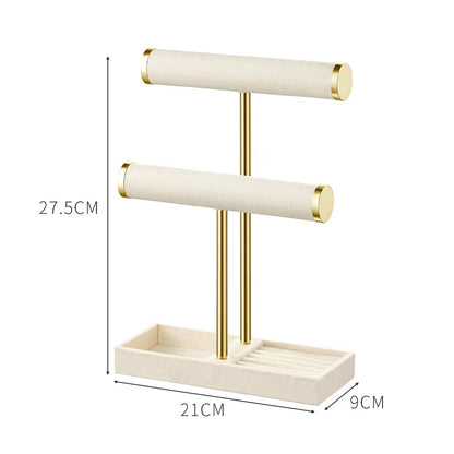 Double T-Bar Jewellery Stand