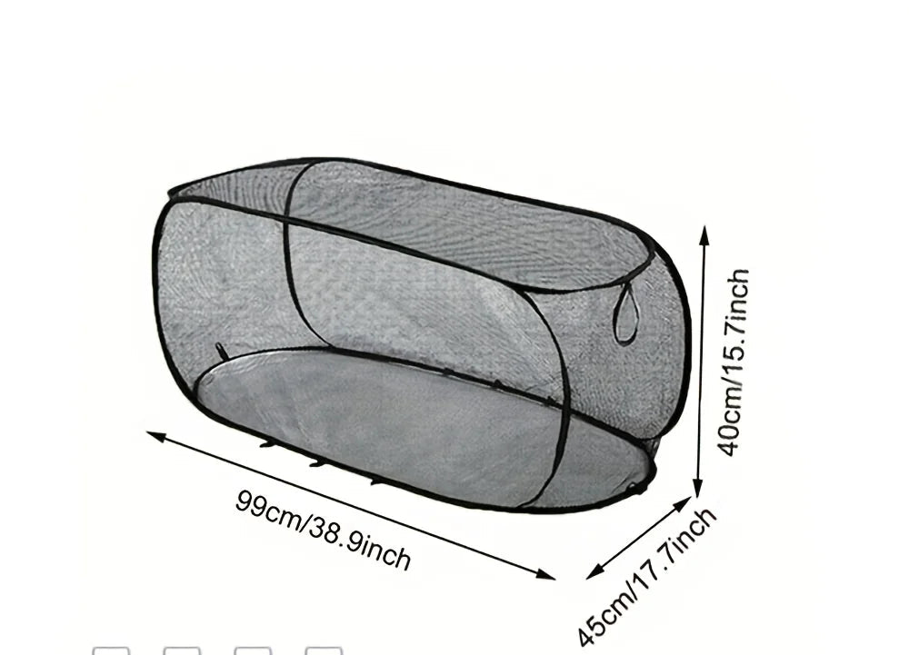 Pop-Up Mesh Plant Protection Cover – 120cm Garden Grow Net for Seedlings & Vegetables
