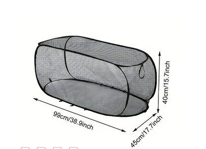 Pop-Up Mesh Plant Protection Cover – 120cm Garden Grow Net for Seedlings & Vegetables