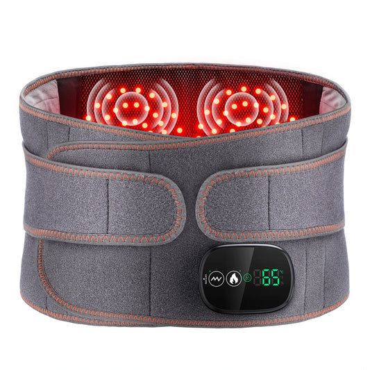 Heating Waist Massage Belt – Infrared Lumbar Support & Hot Compress Brace