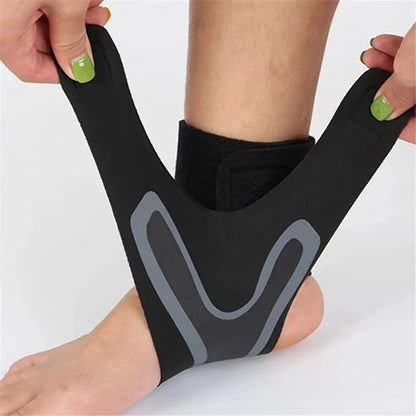 Adjustable Ankle Support Brace – Compression Wrap for Running, Sports & Everyday Support