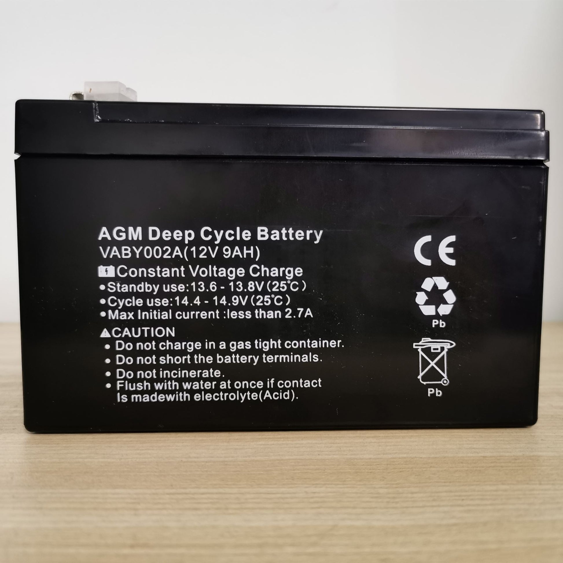 12V 9AH AGM Deep Cycle Battery Charge Batteries Dual Fridge Solar Power 4X4 - salelink.co.nz