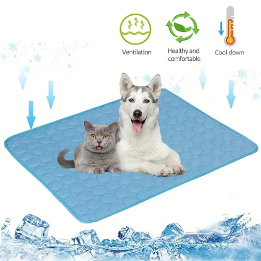 Cooling Mat for Dogs & Cats – Summer Pet Cooling Pad in 5 Sizes
