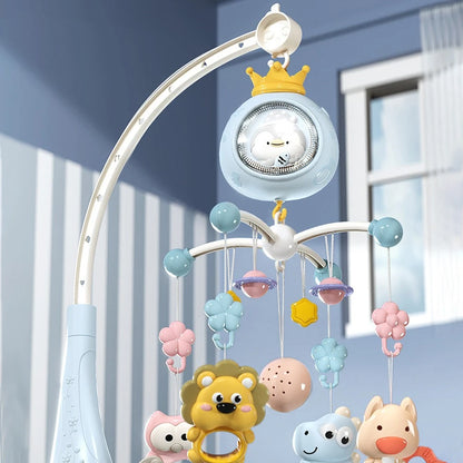 Musical Rotating Cot Mobile with Remote Control