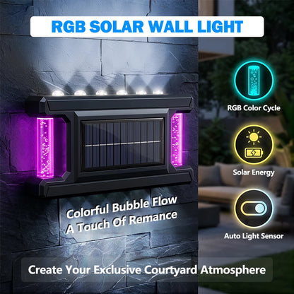 Solar LED Wall Light – Waterproof Up & Down Outdoor Garden Light