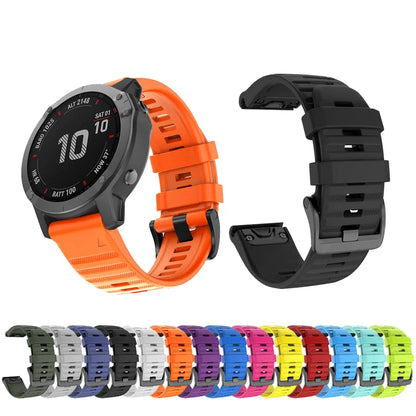 QuickFit Silicone Strap for the Garmin Descent MK1/MK2/MK2i, Enduro/2, Tactix Delta (26mm) (10 colours available)