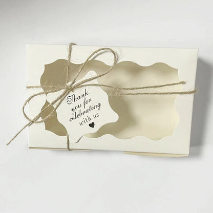 Kraft Paper Gift Boxes with Window – Cake, Candy & Treat Packaging Boxes