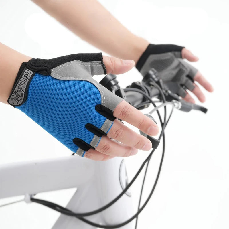 Fingerless Gym & Training Gloves – Breathable Non-Slip Workout Gloves for Men & Women