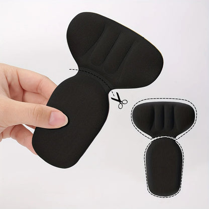 Double-Layer Foam Heel Pads – T-Shaped Non-Slip Heel Cushions for High Heels