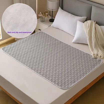 Washable Incontinence Bed Pad – Reusable Leak-Resistant Protection Mat for Adults & Pets