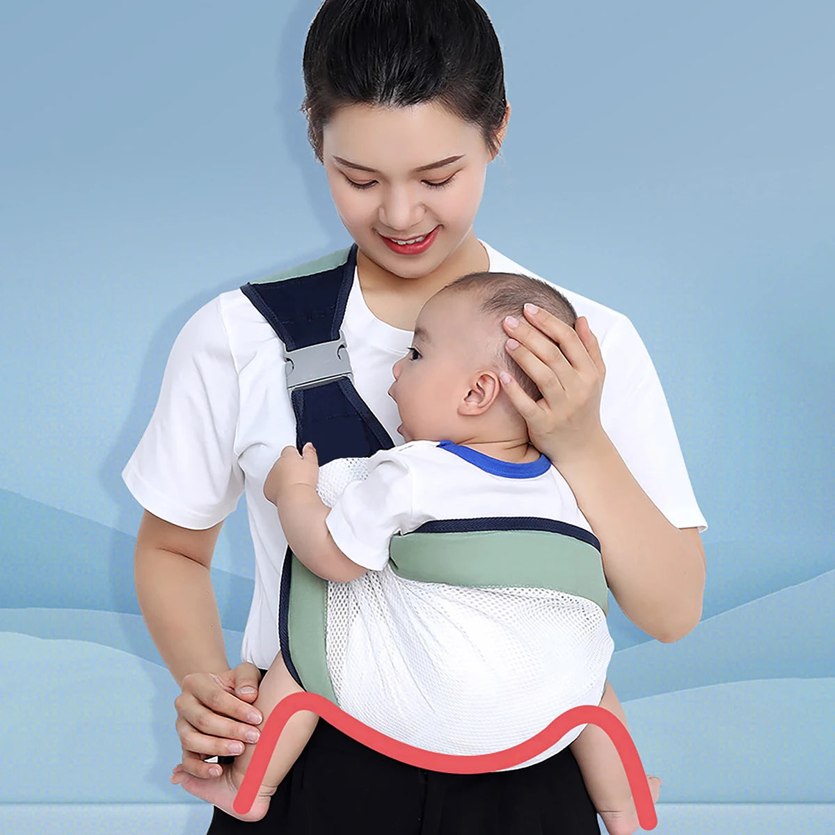 Multi-Position Baby Carrier Backpack – Breathable All-Season Travel Carrier