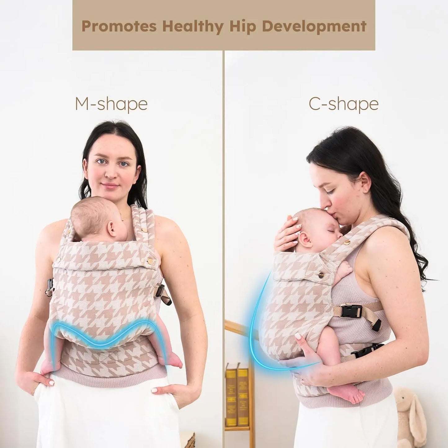 Baby Wrap Carrier – Soft Ergonomic Sling for Everyday Comfort