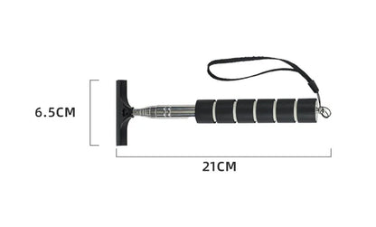 Telescopic Car Rearview Mirror Wiper – Extendable Window Cleaning Tool