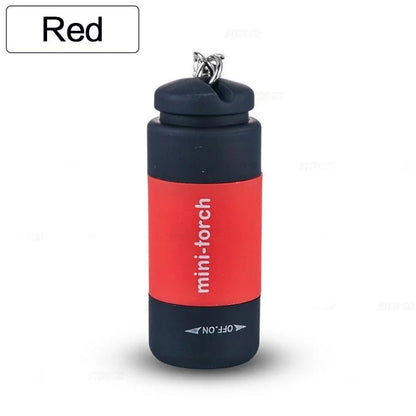 USB Rechargeable Mini Keychain Flashlight – Pocket LED Torch
