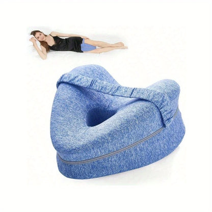 Memory Foam Knee Pillow – Side Sleeper Leg Support Cushion