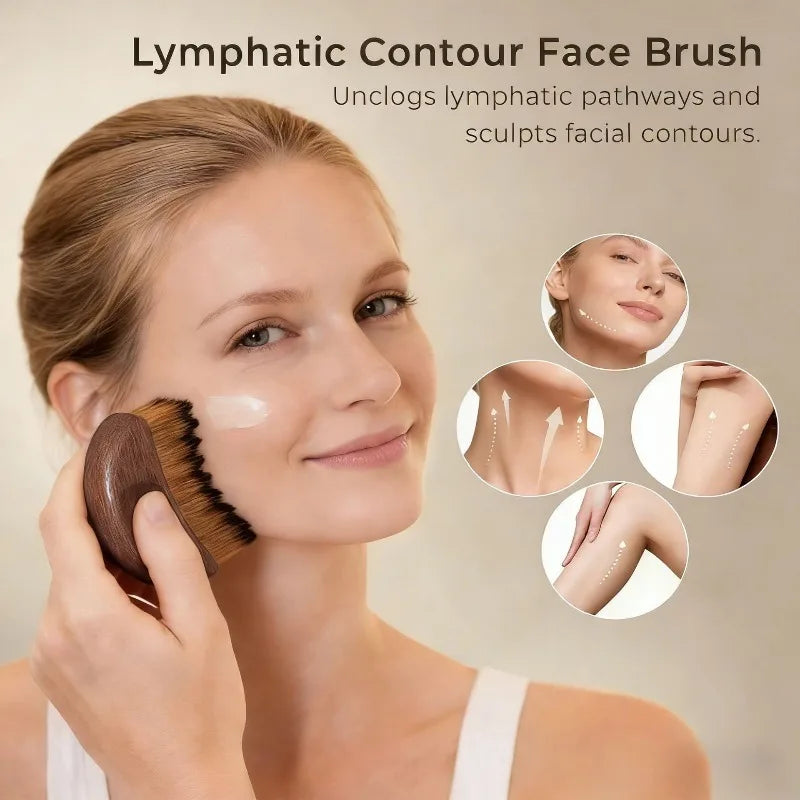 Facial Sculpting Massage Brush – Face & Body Beauty Tool
