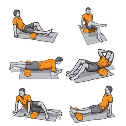 High-Density Foam Roller – Deep Tissue Muscle Recovery & Massage Roller (33cm)