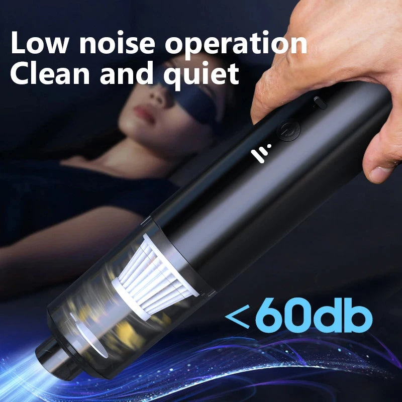 4-in-1 Handheld Car Vacuum & Air Blower – Wireless Portable