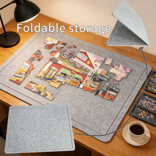 Portable Puzzle Board with Felt Mat – 1000 Piece Puzzle Table