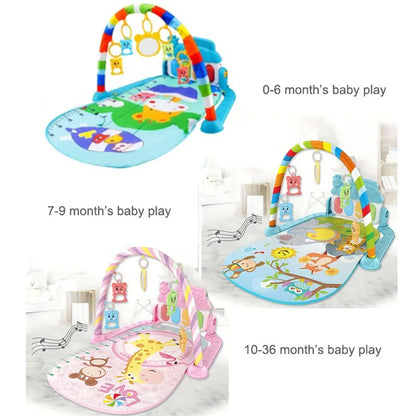 Baby Piano Play Mat Gym – Musical Activity & Tummy Time Toy (0–36 Months)