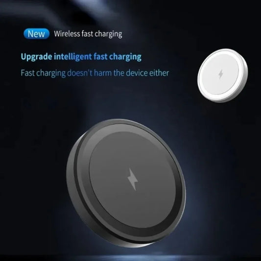 Magnetic Wireless Charger Pad – 30W Fast Charging Stand (MagSafe Compatible)