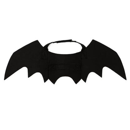 Halloween Bat Wings Pet Costume – Adjustable Cat & Dog Dress-Up Harness