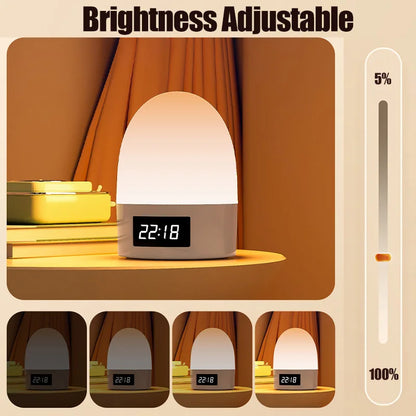 Rechargeable Touch Night Light – 3 Colour LED Bedside Lamp for Kids & Bedrooms