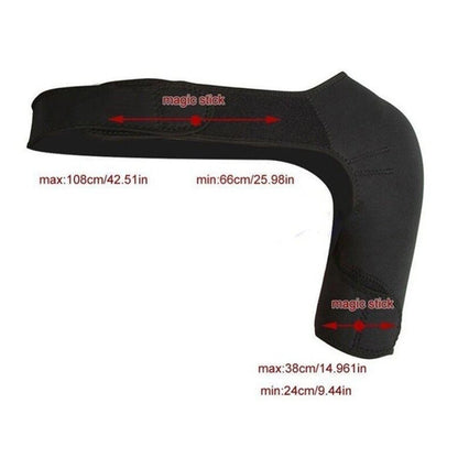 Heated Shoulder Support Brace – Compression Wrap for Pain Relief & Recovery