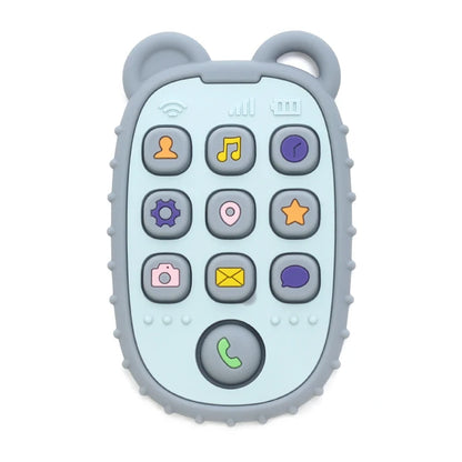 Silicone Baby Phone Teether – Mobile Phone Sensory Teething Toy