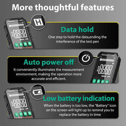 Digital Multimeter 600V AC/DC True RMS Auto-Range Tester (2 models available)