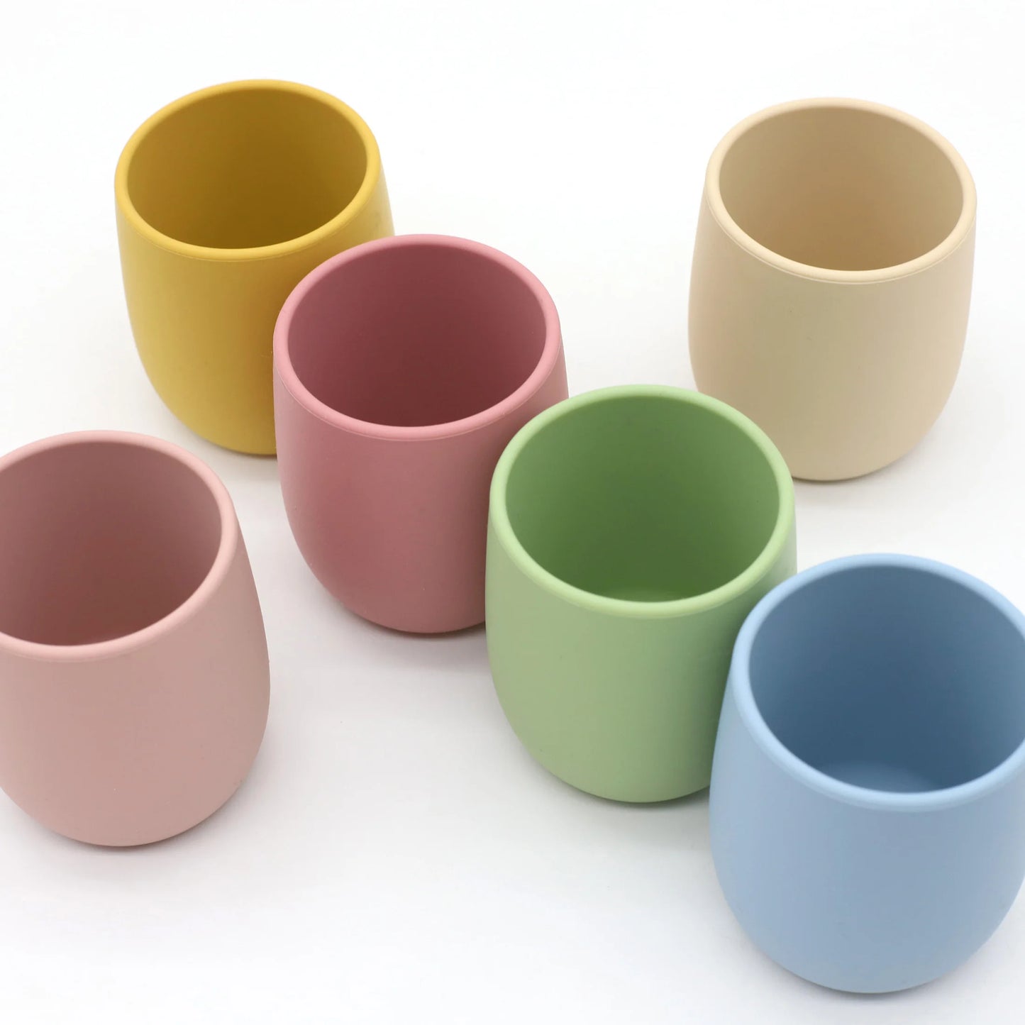 Mini Silicone Baby Training Cup – Easy-Grip Open Cup for Little Hands