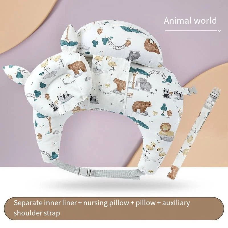 Newborn Breastfeeding & Nursing Pillow – Multifunctional Feeding and Waist Support Cushion