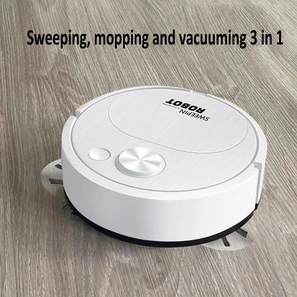 Mini Smart Robot Vacuum Cleaner – USB Rechargeable 3-in-1 Sweeper & Mop