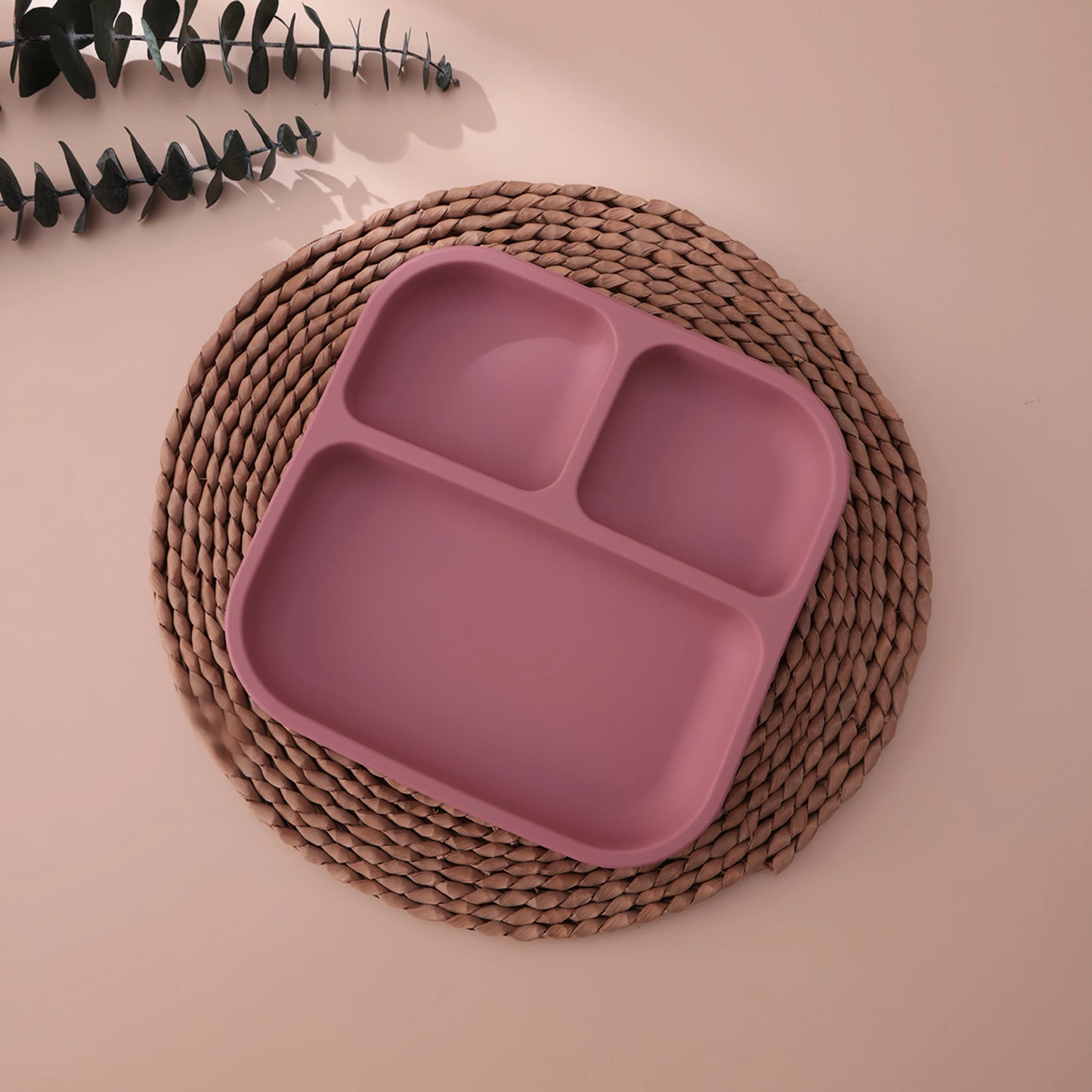 Silicone Suction Divided Baby Plate – BPA-Free Toddler Meal Tray
