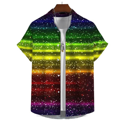 Men’s 3D Print Rainbow Shirt (10 different designs available)