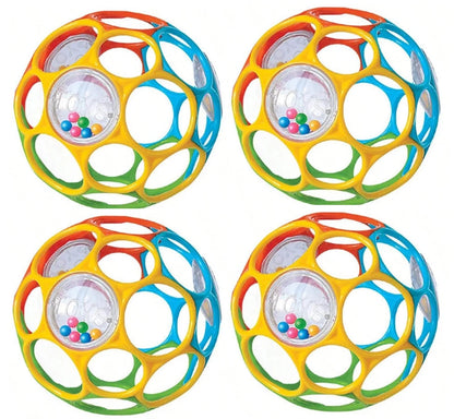 Baby Sensory Grasping Rattle Ball – Soft Bell & Textured Early Learning Toy