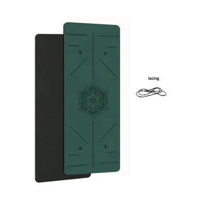 Eco-Friendly TPE Yoga Mat – 6mm Non-Slip Exercise & Pilates Mat (180 × 57cm)