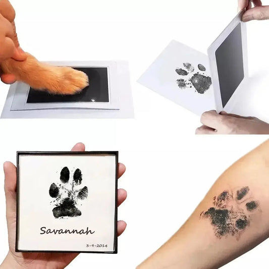 Pet Paw Print Inkless Kit – Clean Touch Keepsake Pad
